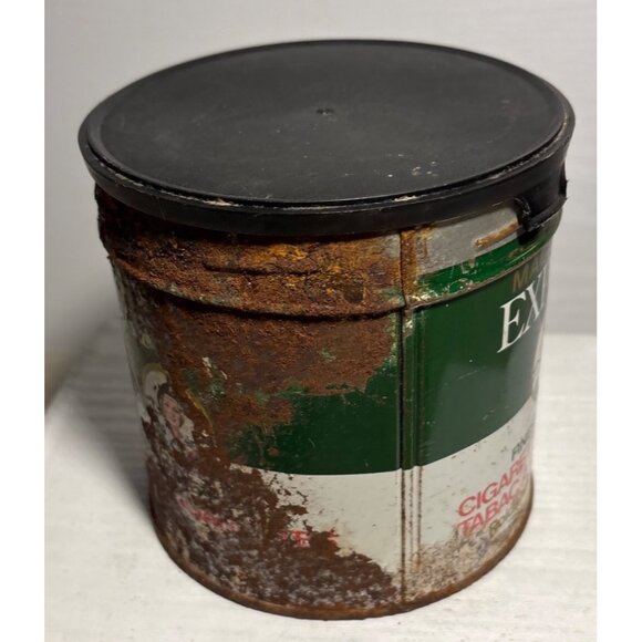 Vitg Macdonald Export Cigarette Tobacco Tin Can Rust Patina No Tin Lid Canada - Picture 5 of 8